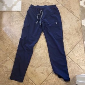 FIGS Yola Skinny Scrub Pants- Navy